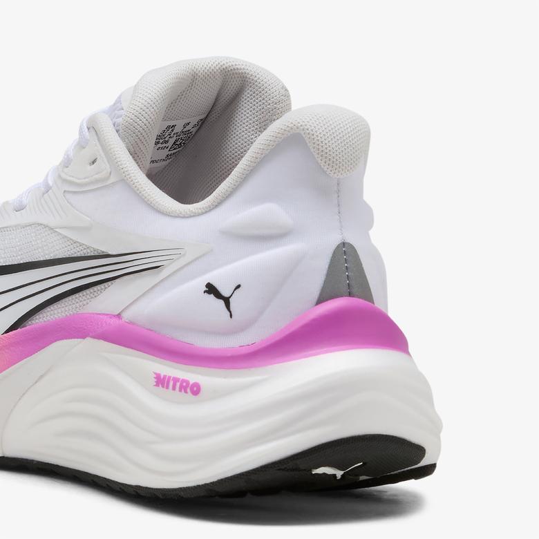 Puma Electrify Nitro 4 Kadın Beyaz Koşu Ayakkabısı