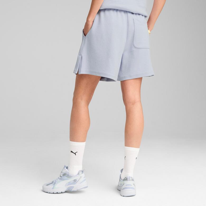 Puma Her High-Waist Kadın Mavi Şort