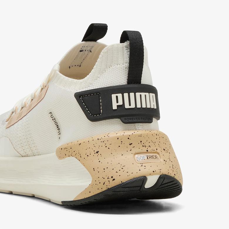 Puma Softride Symmetry Marble Wn Kadın Beyaz Koşu Ayakkabısı