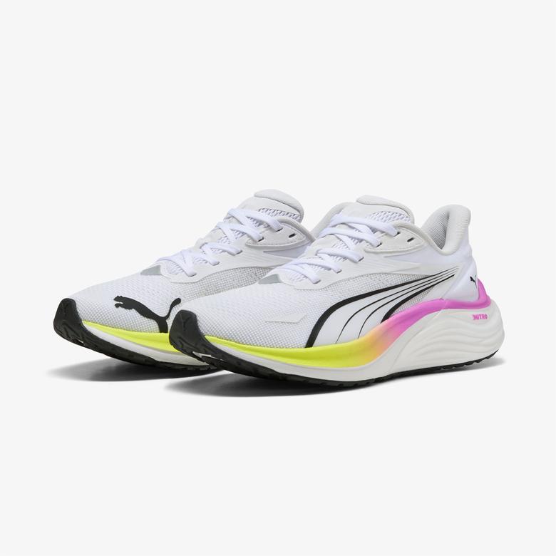 Puma Electrify Nitro 4 Kadın Beyaz Koşu Ayakkabısı
