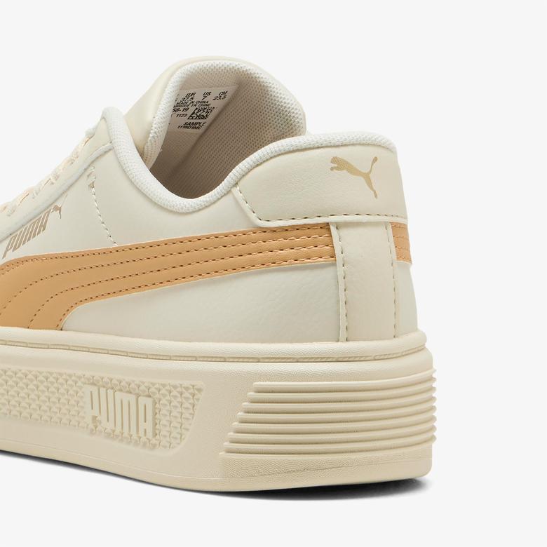 Puma Smash Platform Kadın Krem Sneaker