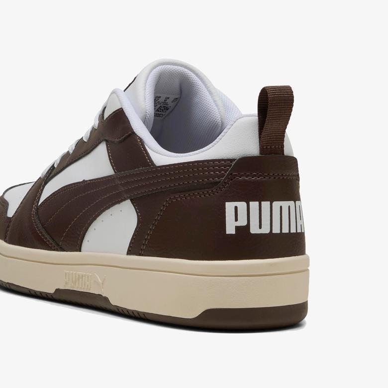 Puma Rebound V6 Low Erkek Beyaz Sneaker