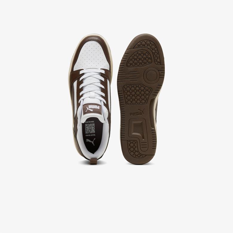 Puma Rebound V6 Low Erkek Beyaz Sneaker