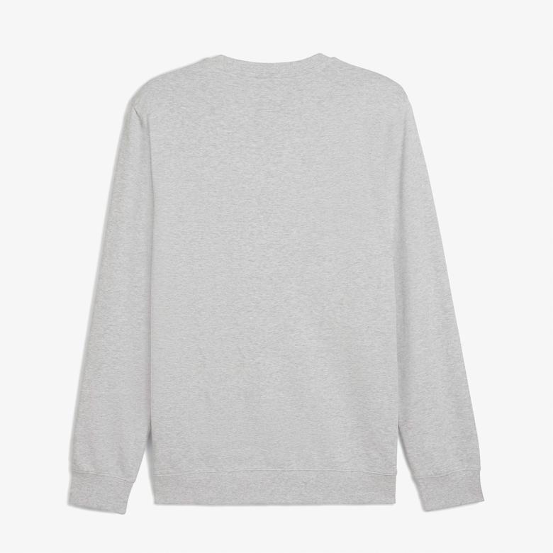Puma Ess Elevated Crew Tr Erkek Gri Sweatshirt