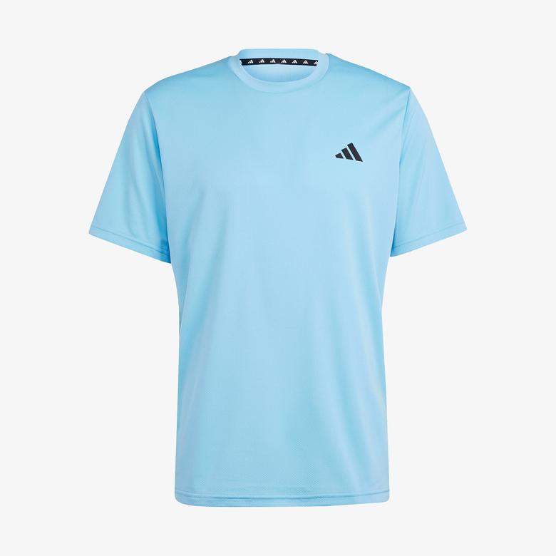 adidas Essentials Erkek Mavi Antrenman T-Shirt
