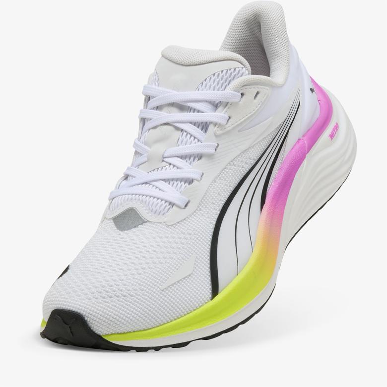 Puma Electrify Nitro 4 Kadın Beyaz Koşu Ayakkabısı