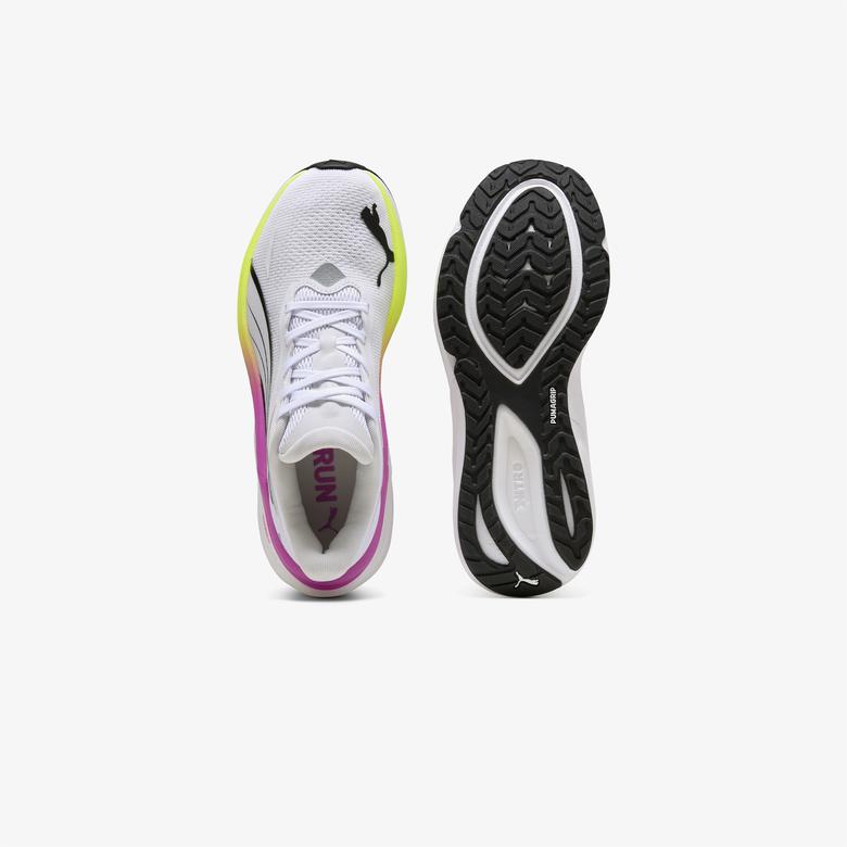 Puma Electrify Nitro 4 Kadın Beyaz Koşu Ayakkabısı