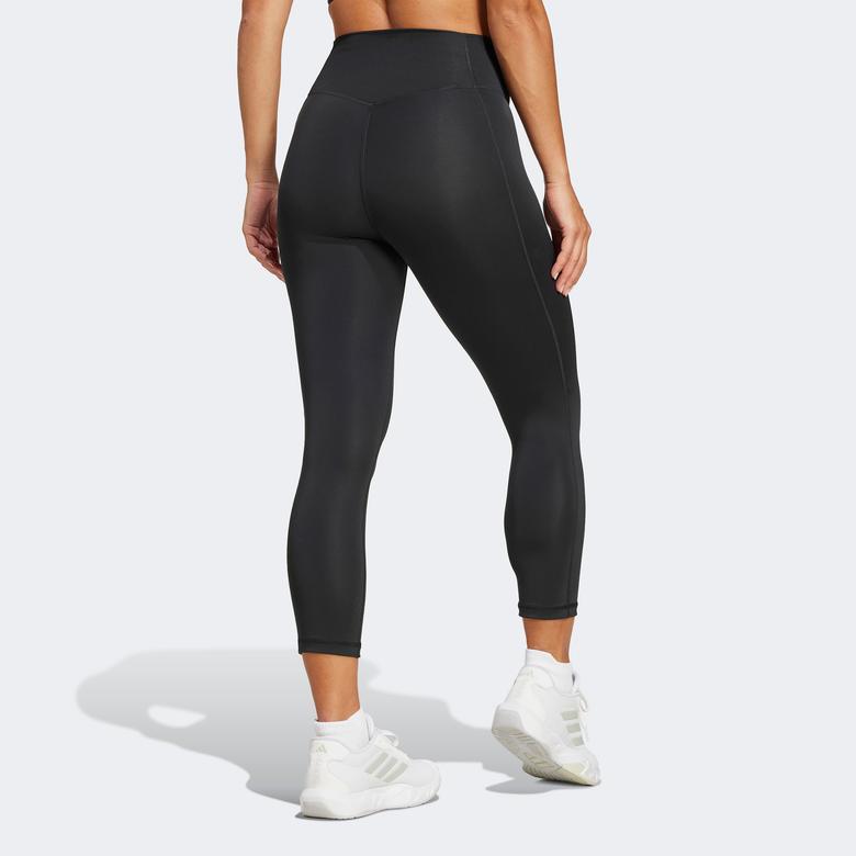 adidas Optime Essentials Stash 3/4 Kadın Siyah Antrenman Taytı