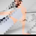 Puma Wardrobe Essentials Ribbed Crop Top Kadın Mavi Atlet