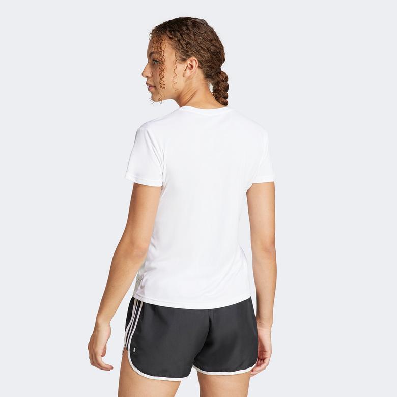 adidas Adizero Running Kadın Beyaz Koşu T-Shirt