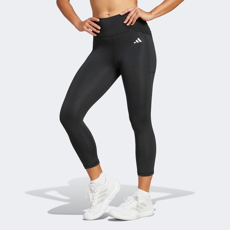 adidas Optime Essentials Stash 3/4 Kadın Siyah Antrenman Taytı