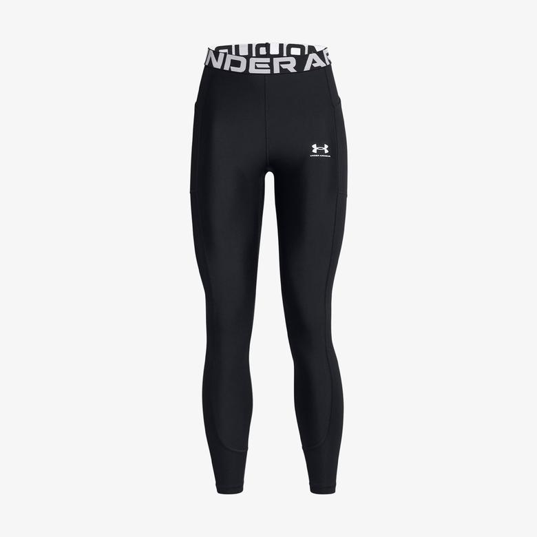 Under Armour Heat Gear Rib Kadın Siyah Antrenman Tayt