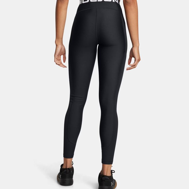 Under Armour Heat Gear Rib Kadın Siyah Antrenman Tayt