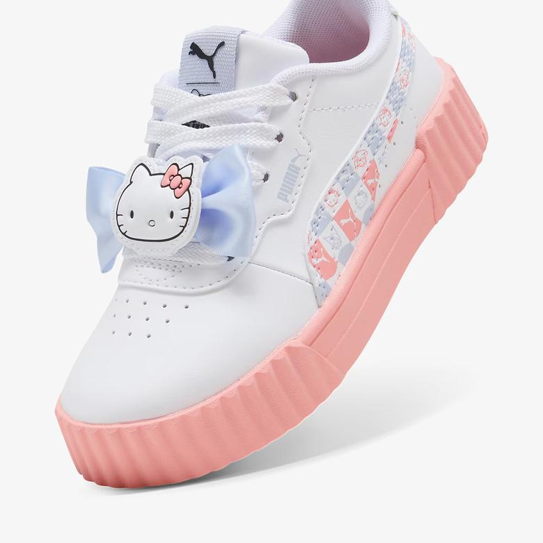 Puma Carina 3 0 Hk&Fr Ps Çocuk Beyaz Sneaker