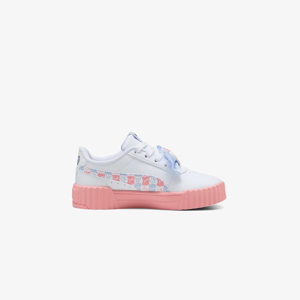 Puma Carina 3 0 Hk&Fr Ps Çocuk Beyaz Sneaker