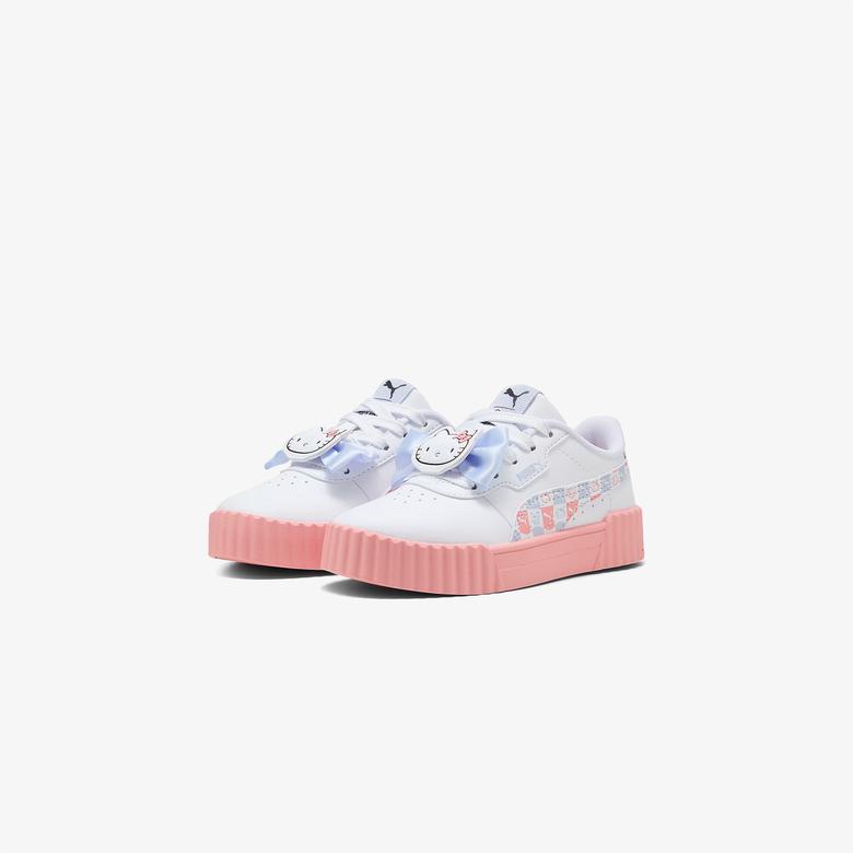 Puma Carina 3 0 Hk&Fr Ps Çocuk Beyaz Sneaker