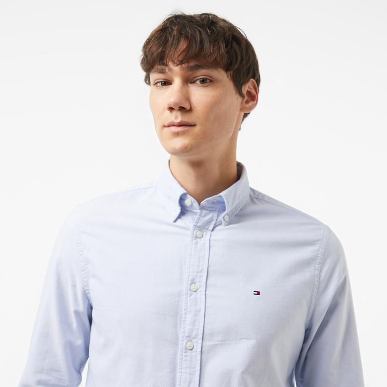 Tommy Hilfiger Erkek Mavi Gömlek