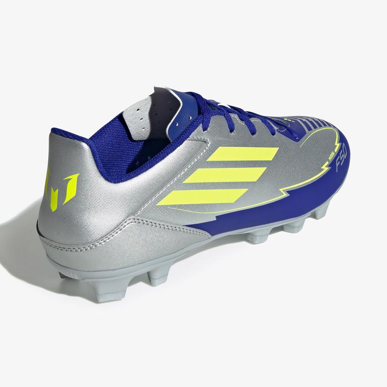 adidas F50 Club Messi Erkek Gri Çim Saha Kramponu