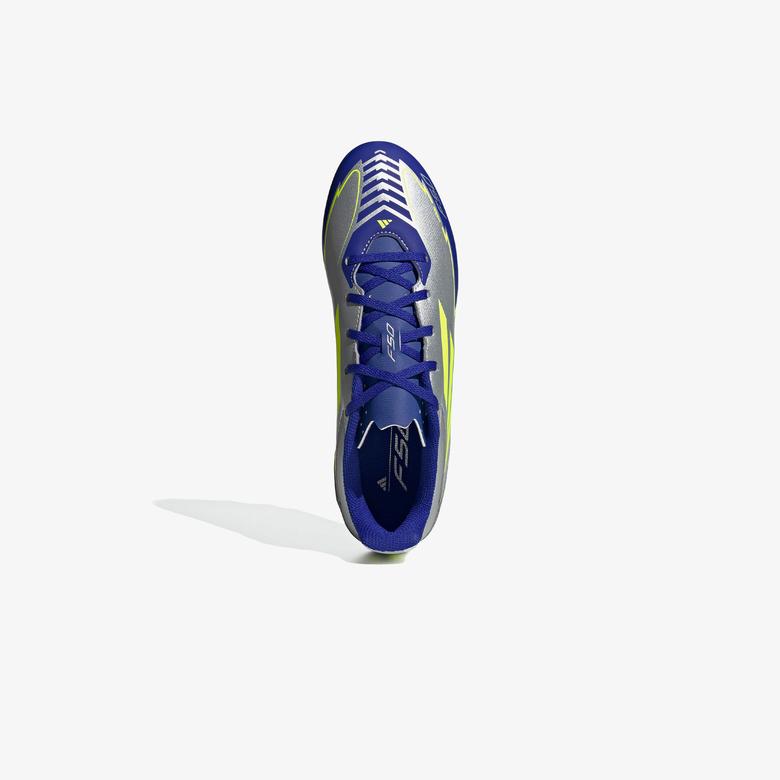 adidas F50 Club Messi Erkek Gri Çim Saha Kramponu