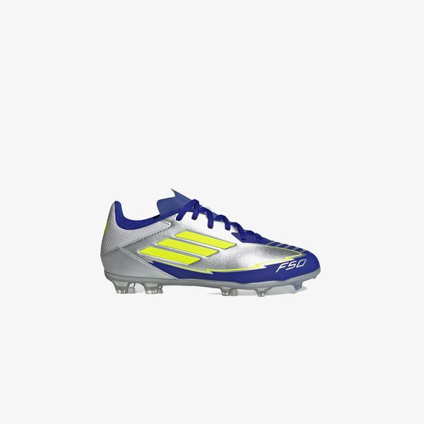 adidas F50 League Messi Çocuk Gri Çim Saha Kramponu