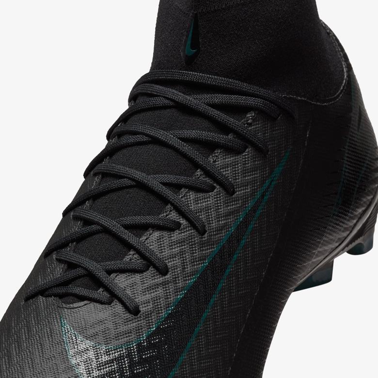 Nike Mercurial Zoom Superfly 10 Acad Fg/Mg Erkek Siyah Çim Saha Kramponu