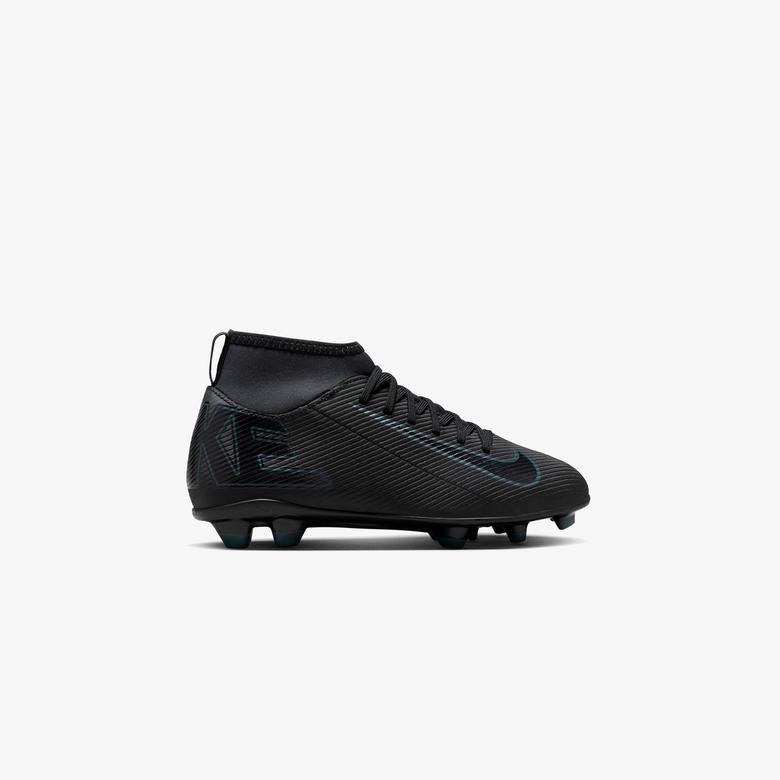 Nike Mercurial Superfly 10 Academy Fg Çocuk Siyah Çim Saha Kramponu