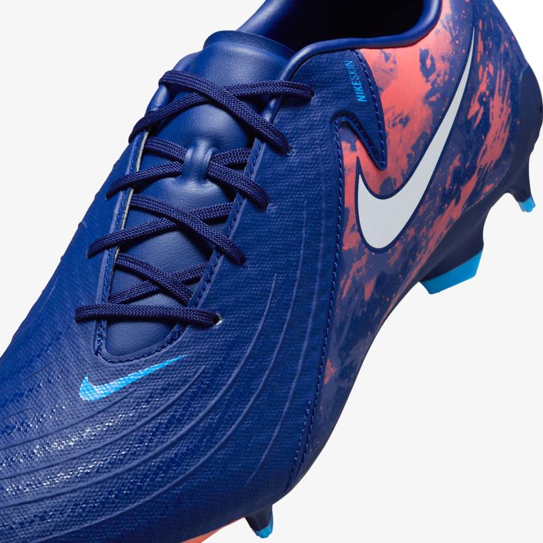 Nike Phantom GX 2 Academy Erling Haaland Erkek Mavi Çim Saha Kramponu