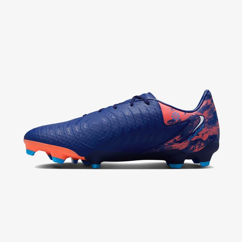 Nike Phantom GX 2 Academy Erling Haaland Erkek Mavi Çim Saha Kramponu