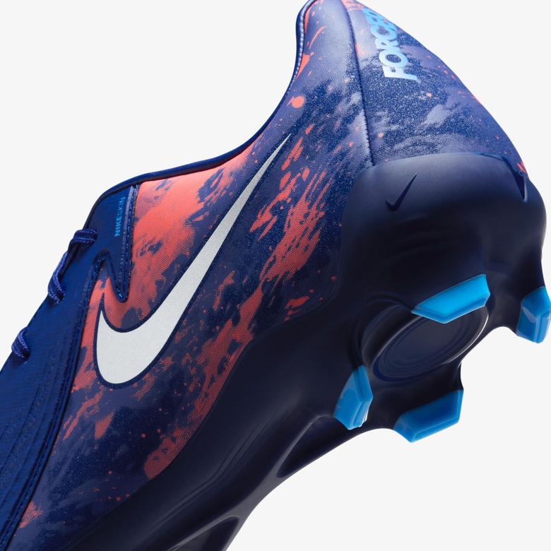 Nike Phantom GX 2 Academy Erling Haaland Erkek Mavi Çim Saha Kramponu