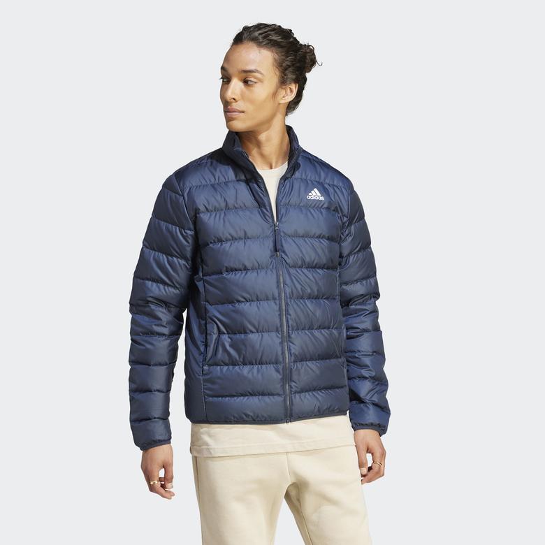 adidas Essentials Lite Down Erkek Mavi Outdoor Mont