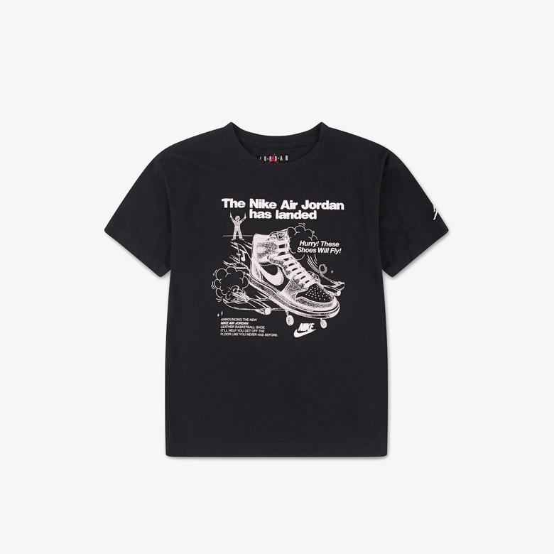 Jordan Graphic Çocuk Siyah Günlük T-Shirt