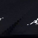 Jordan MJ Wordmark EMB Crew Çocuk Siyah Günlük T-Shirt