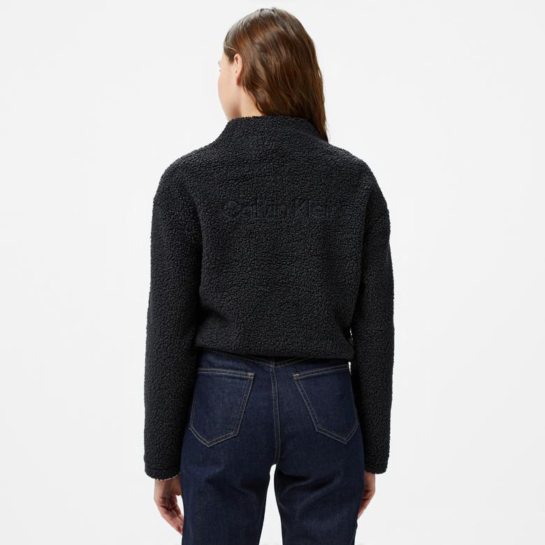 Calvin Klein Kadın Siyah Mont