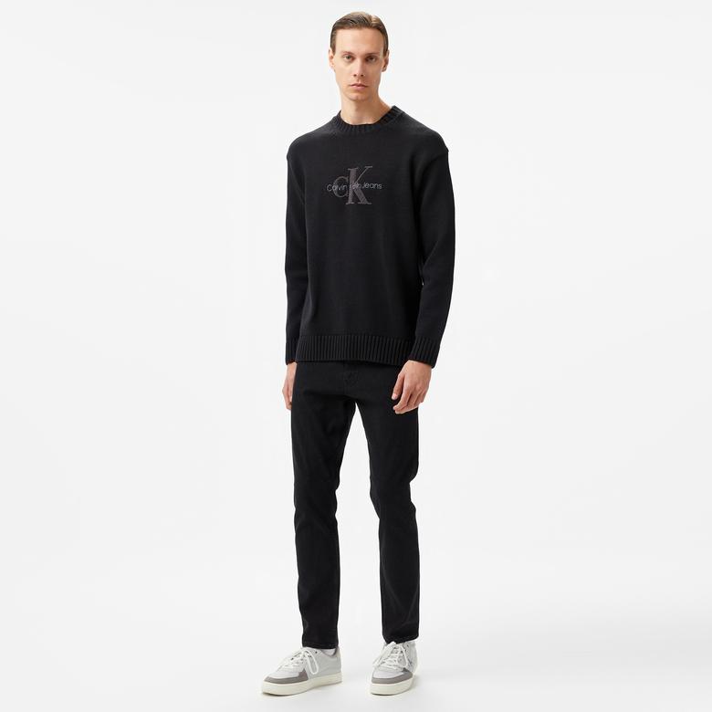 Calvin Klein Jeans Erkek Siyah Triko