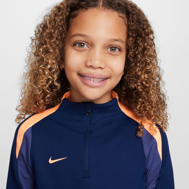 Nike Dri-FIT Strike Çocuk Mavi Sweatshirt