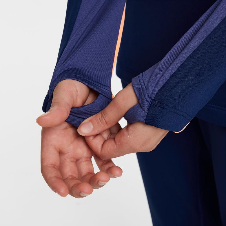 Nike Dri-FIT Strike Çocuk Mavi Sweatshirt