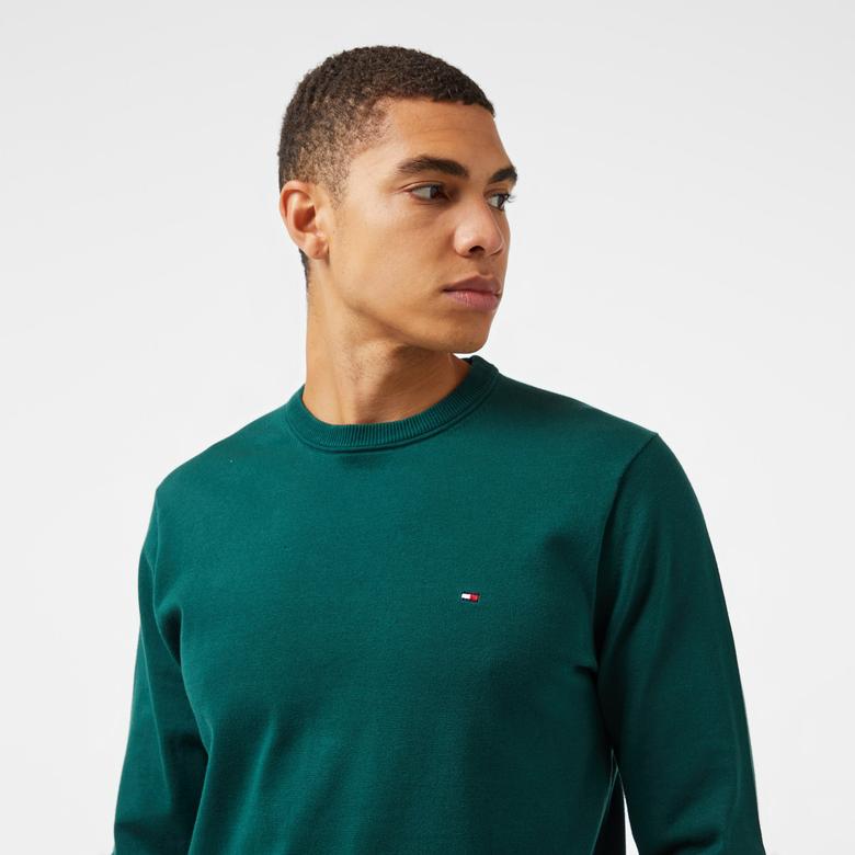 Tommy Hilfiger Erkek Yeşil Triko