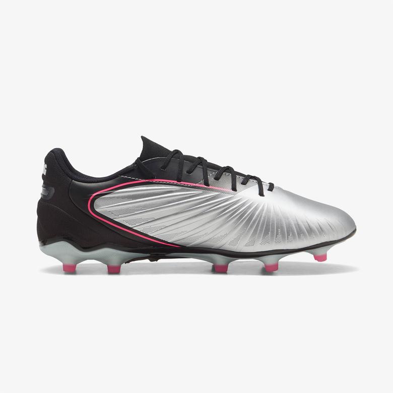 Puma King Match Fg/Ag Erkek Gri Çim Saha Kramponu