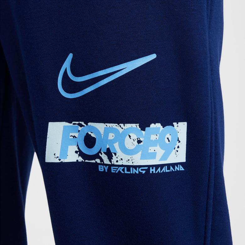 Nike Erling Haaland Club Fleece Çocuk Mavi Eşofman Altı