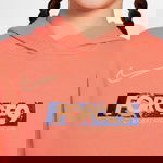 Nike Erling Haaland Club Fleece Çocuk Turuncu Sweatshirt