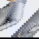 adidas Sportswear Essentials 3 Striped Insulated Kadın Gri Mont