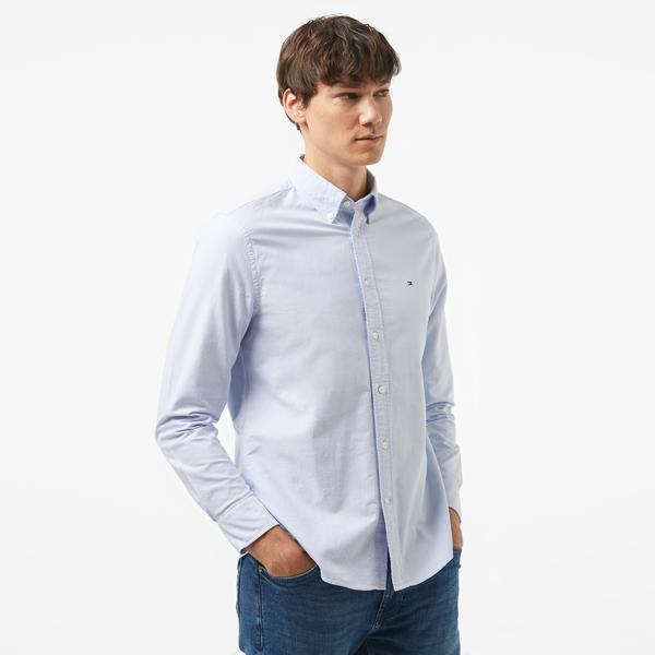 Tommy Hilfiger Erkek Mavi Gömlek