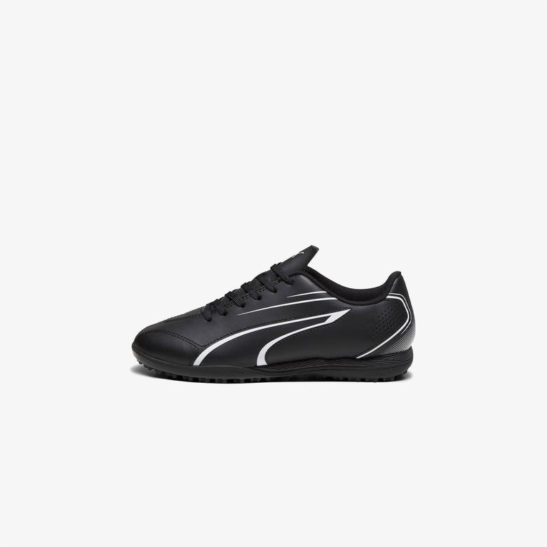 Puma Vitoria TT Çocuk Siyah Halı Saha Kramponu