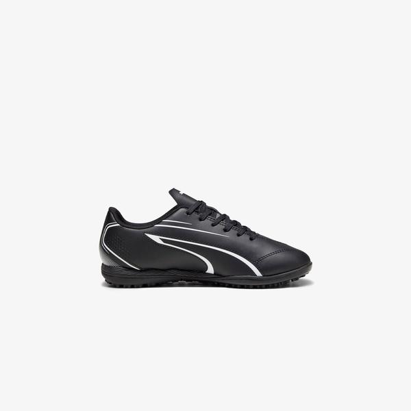 Puma Vitoria TT Çocuk Siyah Halı Saha Kramponu