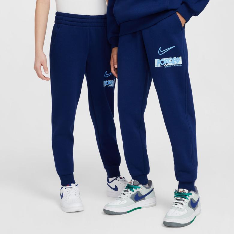 Nike Erling Haaland Club Fleece Çocuk Mavi Eşofman Altı