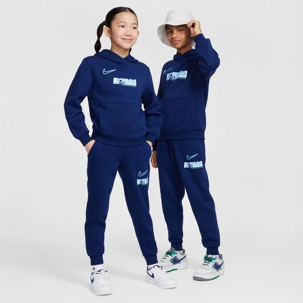Nike Erling Haaland Club Fleece Çocuk Mavi Eşofman Altı