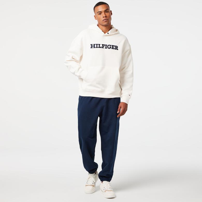 Tommy Hilfiger Erkek Beyaz Sweatshirt