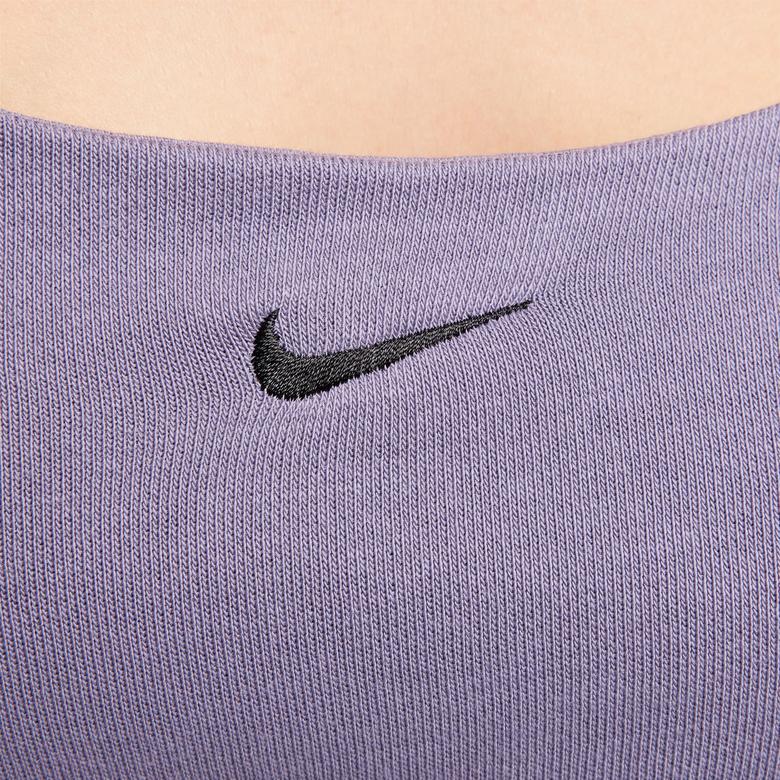 Nike Sportswear Chill Terry Kadın Mor Kolsuz T-Shirt
