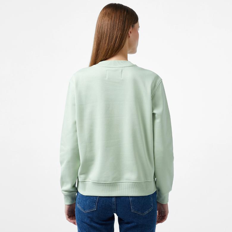 Calvin Klein Jeans Kadın Yeşil Sweatshirt