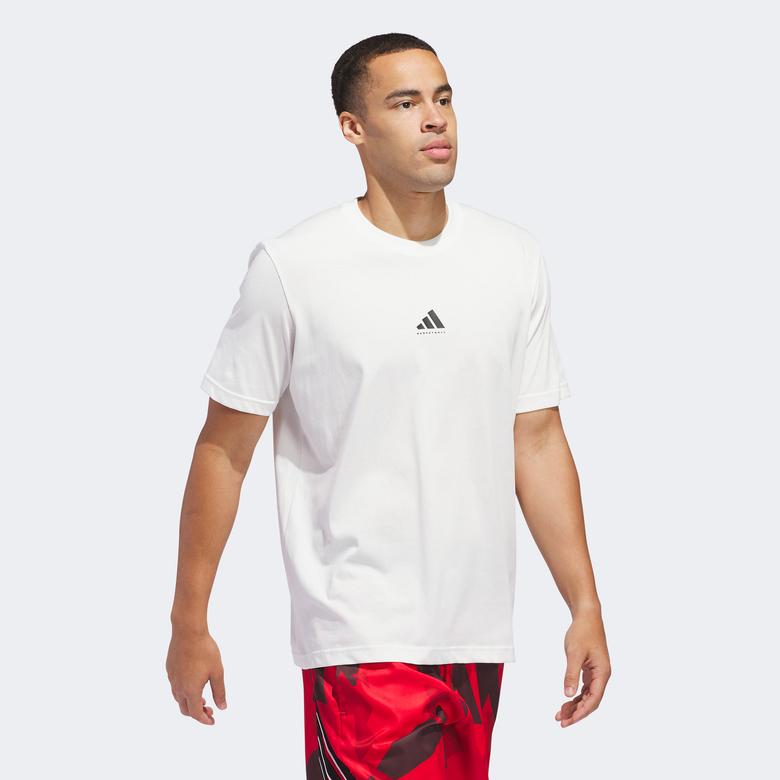 adidas Select Foundation Erkek Beyaz T-Shirt